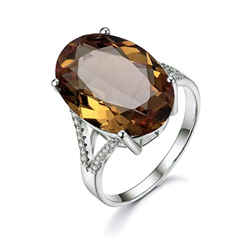 Anzogems - 0,925 Sterling-Silber 925 Oval Farbe wechselt Diaspore von Anzogems