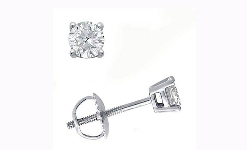 1/2 Karat Diamant 14K Weißgold Ohrstecker Si1-Si2 #e494 1/2 Karat Diamant 14K Weißgold Ohrstecker Si1-Si2 #e494 von AnzorJewelry