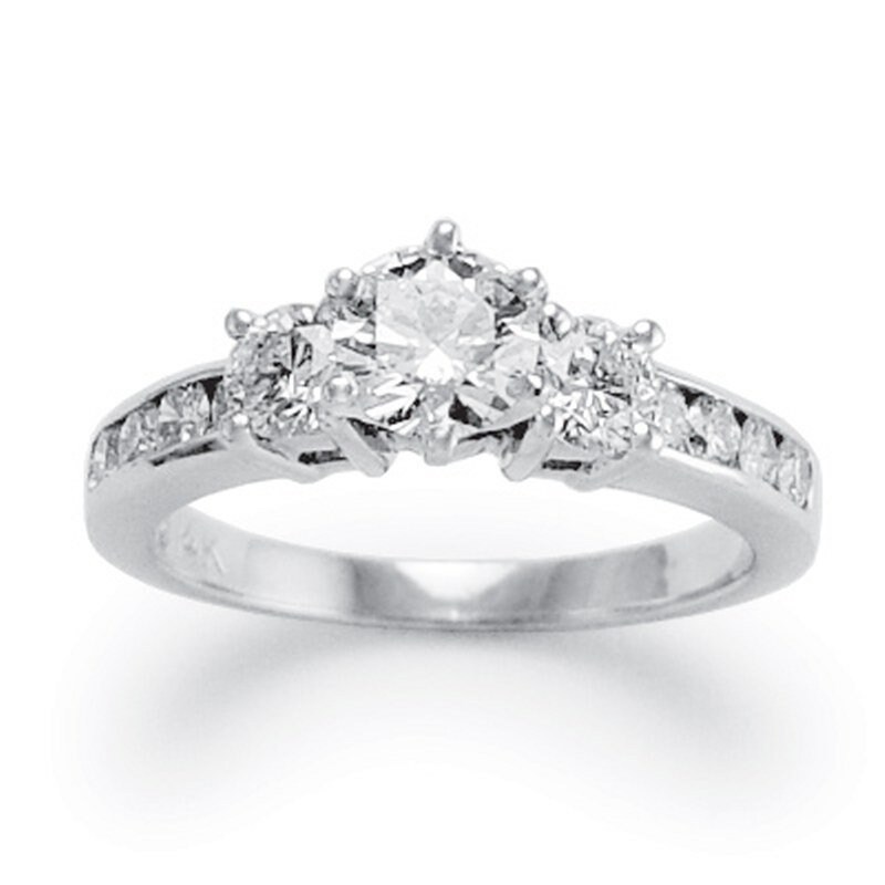 14 K Gold Diamant Verlobungsring 1, 28 Ct von AnzorJewelry