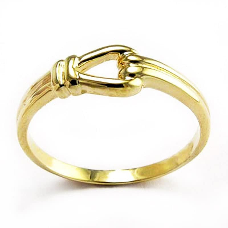 14 K Gold Schnalle Ring von AnzorJewelry