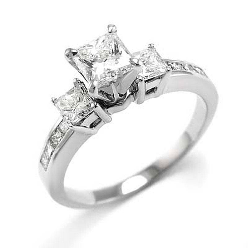 14 K Weißgold Prinzessin Diamant Verlobungsring H-Si1 100 % Auge Sauber 1, 22 Tcw 14 K Weißgold Prinzessin Diamant Verlobungsring H-Si1 100 % Auge Sauber 1, 22 Tcw von AnzorJewelry