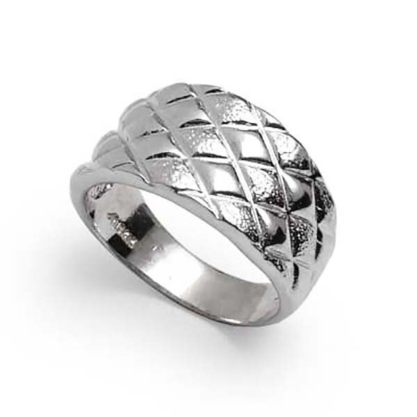 14 K Weißgold Überprüft Ring R295 von AnzorJewelry