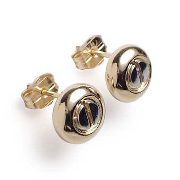 14K Gold Design Ohrstecker Ohrringe E371 von AnzorJewelry