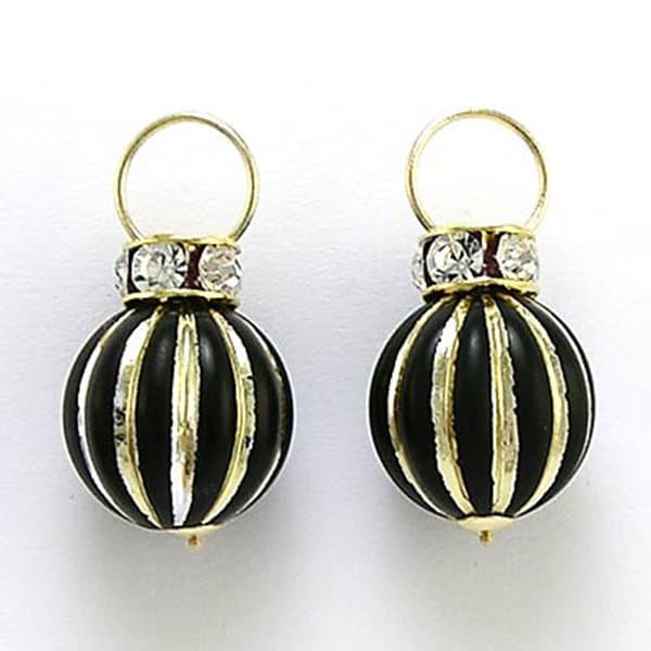 14K Gold Swarovski Kristall Ohrring Anhänger #e627 von AnzorJewelry