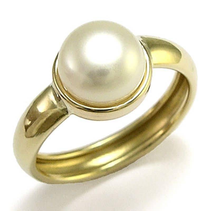 14K Gold Weißes Perlenband 14K Gold Weißes Perlenband von AnzorJewelry