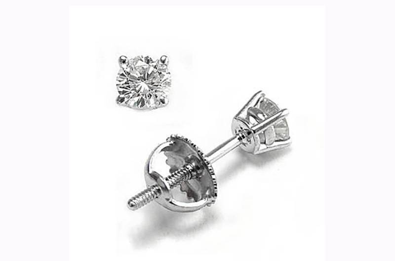 3/8 Karat Diamant 14K Weißgold Ohrstecker H/Si1-Si2 #e477 3/8 Karat Diamant 14K Weißgold Ohrstecker H/Si1-Si2 #e477 von AnzorJewelry