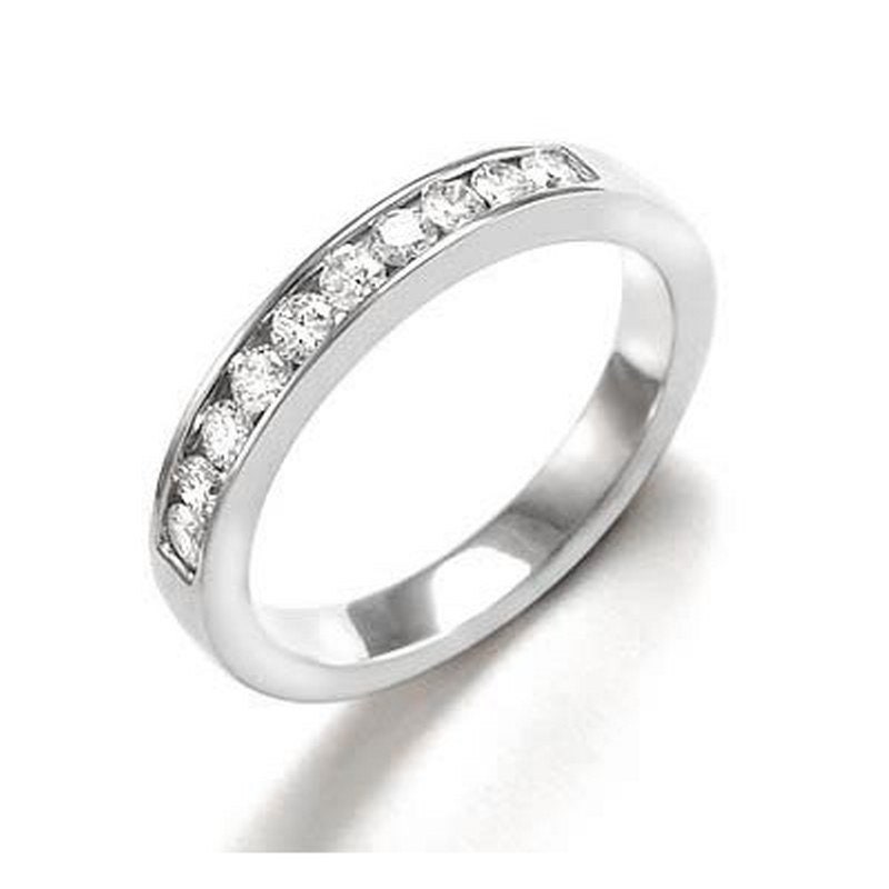 55 Karat 14K Weißgold Diamant Ehering Bandring von AnzorJewelry