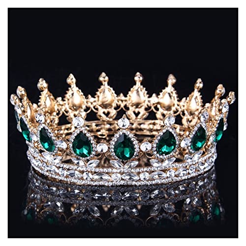 Brautkrone, Braut-Tiara, Krone für Frauen, Kopfschmuck, Abschlussball, Braut, Hochzeit, Tiaras und Kronen, Haarschmuck, Zubehör, Kopfschmuck, Tiara für Frauen (Silber-Rosa) von AoBloom