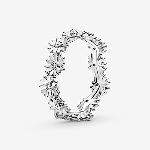 Haarschmuck Krone Tiaras für Frauen 2021 Neu 100% 925 Sterling Silber Prinzessin Tiara Krone Funkelndes Liebesherz CZ Ringe für Frauen Verlobungsschmuck Jubiläum (Ptr095 8) von AoBloom