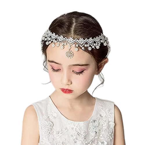 Haarschmuck Krone Tiaras für Frauen Kranz Mädchen Stirnband Prinzessin Tiara Krone Dekoration Braut Brautjungfer Hochzeit Fotografie Urlaub Foto Kopfschmuck (schwarz verzinkt) von AoBloom