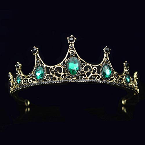 Haarschmuck Krone Tiaras für Frauen Kristall Hochzeit Braut Tiara Krone für Frauen Abschlussball Kopf Diadem Haarschmuck Hochzeit Braut Haarschmuck Zubehör (Stil 11) von AoBloom