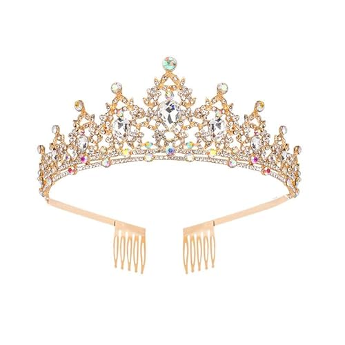 Haarschmuck Krone Tiaras für Frauen Kristall Spirale Haarkrone Geburtstag Kopfschmuck Abschlussball Krone Stirnband Haarschmuck Großhandel (C1 Tiaras) von AoBloom