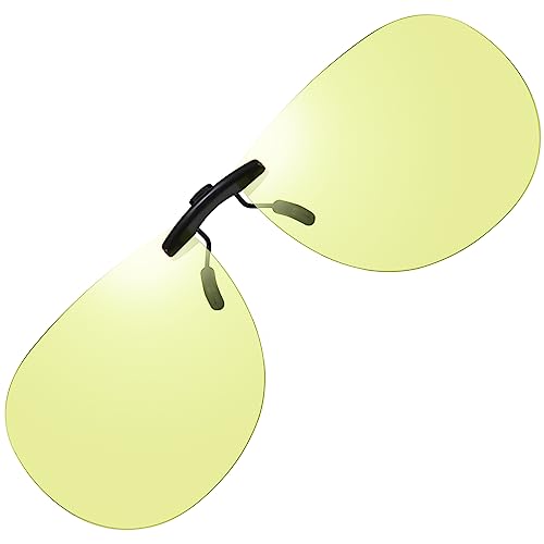 AoHeng Nachtfahrbrille Nachtsichtbrille Clip für Brillenträger,Geringe Farbdifferenz,Blaues Licht blockieren,Autofahren brille von AoHeng