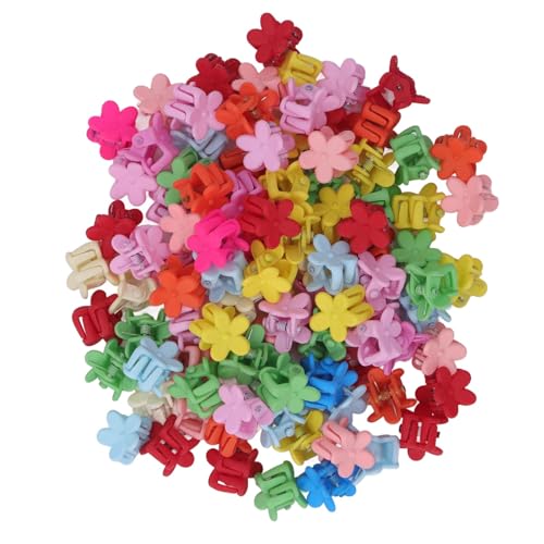 100 Haarteile, Klauen mit Cartoon-Blumen, Haar-Accessoires, bezauberndes Zubehör 100 Haarteile, Klauen mit Cartoon-Blumen, Haar-Accessoires, bezauberndes Zubehör von Aoaoy