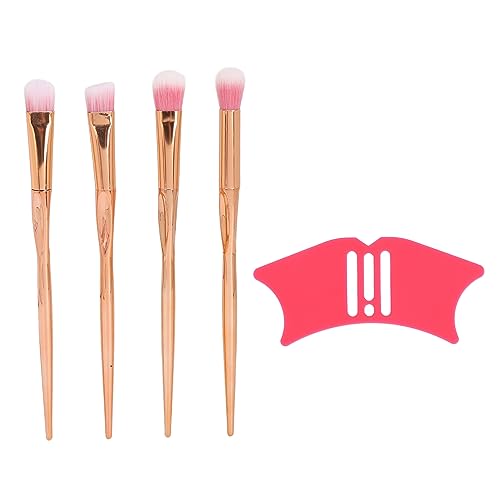 Aoaoy Nasenschatten-Werkzeug, multifunktionale Silikon-Eyeliner-Schablone, Nasenkontur-Schablone, Gesichts-Make-up-Anleitung mit Pinsel, Wimpern-Eyeliner-Hilfe für Schönheit von Aoaoy