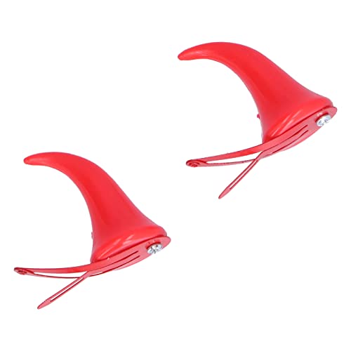 Aoaoy Rotes Teufelshorn Haar mit niedlichem Dämon-Horn tolles Accessoire für Mädchen für Frauen zu Weihnachten zu Halloween von Aoaoy