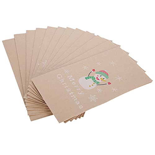 Weihnachtstüte, 12-teilig, elektrisches Papier, Weihnachtsbeutel, Verpackung, Kekse, Bastelzubehör, wiederverwendbar von Aoaoy