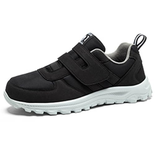 Aocase Hands-Free Orthopädischer Herren Slip-in Sneaker Diabetiker Orthopädische Verbandschuh Bequemer Rehaschuhe Bequemer Rehaschuhe,Men Black,42/260mm von Aocase