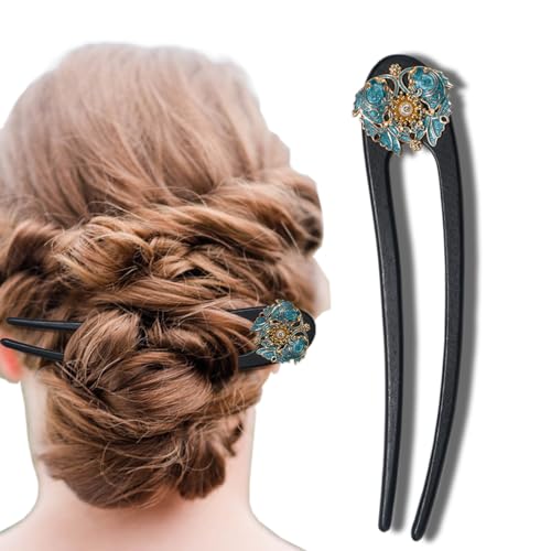 U-Form Holz Haarstäbchen, Ebenholz Sandelholz Französische Haarnadeln Haarnadel mit Doppelfisch Koi, Haarstäbchen für dickes, langes Haar, für Frauen Chignon Bun Hochsteckfrisur U-Form Holz Haarstäbchen, Ebenholz Sandelholz Französische Haarnadeln Haarnadel mit Doppelfisch Koi, Haarstäbchen für dickes, langes Haar, für Frauen Chignon Bun Hochsteckfrisur von Aodse