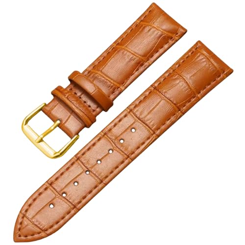 Aoeiwv Uhrenarmbänder Echtes Leder Uhrband Alligator Geprägtem Lederarmband Ersatzarmbänder Echtleder Armband 12 13 14 15 16 17 18 19 20 21 22 23 24 mm für Herren Damen von Aoeiwv