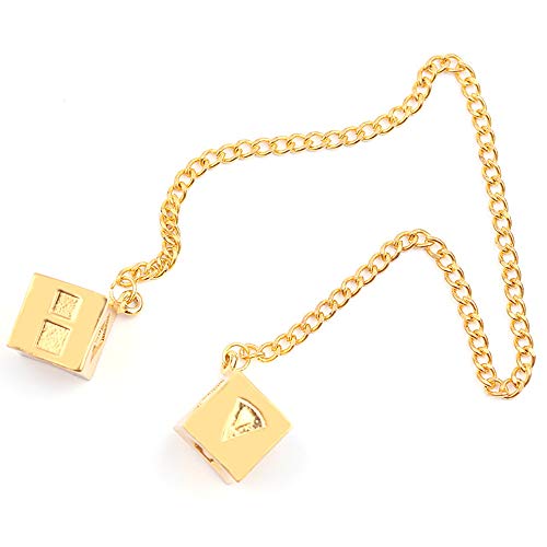 Aofocy Han Solo Würfel Anhänger Elegant Golden Cosplay Kostüm Zubehör Prop von Aofocy