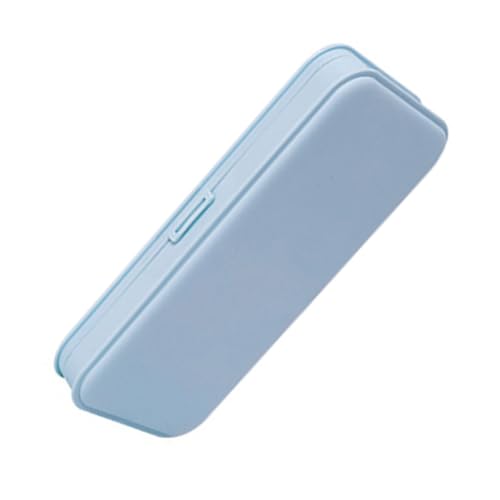 Aoguaro Farbige Kunststoff-Bleistiftbox GroÃŸes Federmäppchen mit Schnappdeckel Geschenk für Kinder, Jungen und Mädchen von Aoguaro