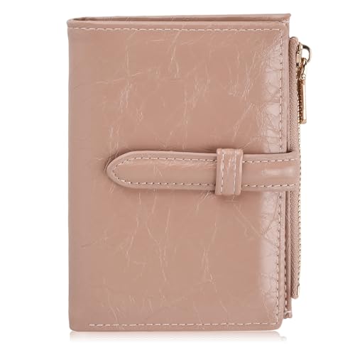 Aohyue Damen Portemonnaie Klein, Geldbeutel Damen Kurz, RFID Blockierung, Pu Leder Geldbörse, Kleines Portmonee mit Münzfach und Mehreren Fächern, Elegante Brieftasche für Frauen von Aohyue