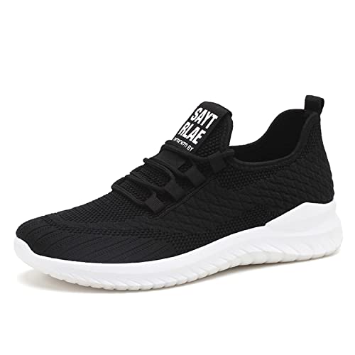 Aoikoy Herren Turnschuhe Sneaker Schuhe Herren Sportschuhe Laufschuhe Tennisschuhe Outdoor Running Walkingschuhe Straßenlaufschuhe rutschfest Atmungsaktiv Leichtgewichts,3-schwarz,EU41 von Aoikoy