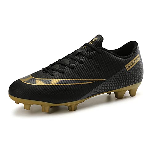Fußballschuhe Herren Damen High-Top Spikes Stollen Jugendliche Erwachsene Trainingsschuhe Professionelle Outdoor Sport FootballSchuhe,S6,EU42 von Aoikoy