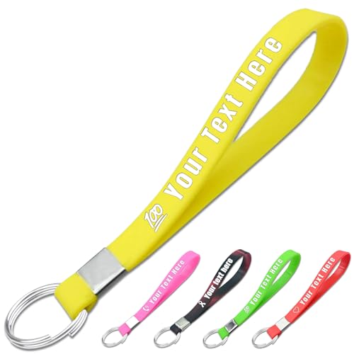 Aokizkdzsw Benutzerdefinierte Keychain Silikon Bulk Personalisierte Schlüsselanhänger Von 1pc bis 500pcs, Kundenspezifische Schlüsselanhänger mit eingraviertem Namen und Logo von Aokizkdzsw