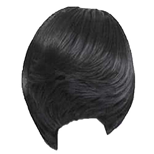 Damen Perücken Kurze Perücke Straight Haarperücken Synthetische Gewellte Haar Perücken Curly Wig für Frauen mit P1ony Party Cosplay Kostüm Tägliche Perücke von Aoklidil