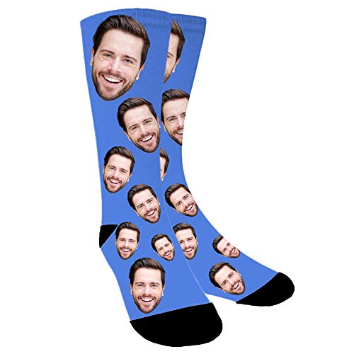 Aolun Socken Personalisiert Foto,Socken Individuell,Legen Sie Ihr Foto in Socken für Herren Damen von Aolun