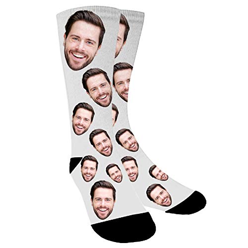 Aolun Socken Personalisiert Foto,Socken Individuell,Legen Sie Ihr Foto in Socken für Herren Damen von Aolun