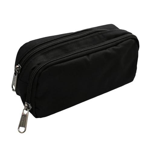 Doppelte Schicht Federmäppchen, Schreibwaren Lagerung Tasche Schulsachen, große Kapazität Federmäppchen mit Reißverschluss Bleistift Lagerung, für Schule Büro Jungen Mädchen Schreibwaren Lagerung von Aomhrek