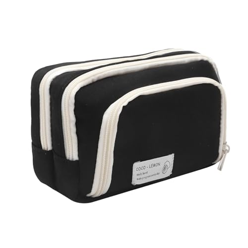 MäPpchen, Groß FedermäPpchen Studium Must Haves, FedermäPpchen Aesthetic, FedermäPpchen Schwarz GroßE KapazitäT, StiftemäPpchen FüR Mittel- Und Oberschulen Bestimmt von Aomhrek