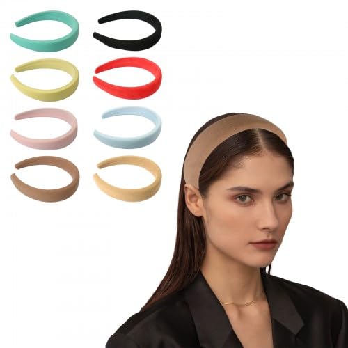 Stirnbänder für Frauenhaar Haarschmuck Herbstliche breite Stirnbänder Set - 8 elegante Stile für mühelose Eleganz von Aomhrek