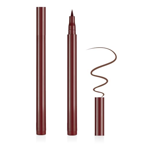 Aomig 24h-Wasserfester Eyeliner Präziser Veganer Eyeliner Flissig mit Langzeit-Halt Smudge-Proof Formel Eye-liner Sanfte Kajalstifte empfindliche Augen perfekt für Täglich Maskenbildner (Braun, 1.6g) Aomig 24h-Wasserfester Eyeliner Präziser Veganer Eyeliner Flissig mit Langzeit-Halt Smudge-Proof Formel Eye-liner Sanfte Kajalstifte empfindliche Augen perfekt für Täglich Maskenbildner (Braun, 1.6g) von Aomig