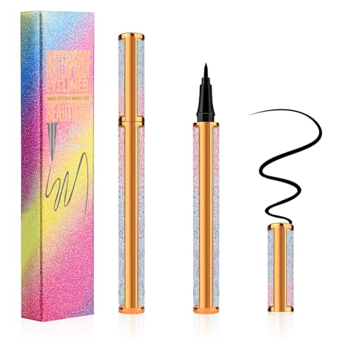 Aomig 24h-Wasserfester Eyeliner Präziser Veganer Eyeliner Flissig mit Langzeit-Halt Smudge-Proof Formel Eye-liner Sanfte Kajalstifte empfindliche Augen perfekt für Täglich Maskenbildner (Schwarz, 1g) Aomig 24h-Wasserfester Eyeliner Präziser Veganer Eyeliner Flissig mit Langzeit-Halt Smudge-Proof Formel Eye-liner Sanfte Kajalstifte empfindliche Augen perfekt für Täglich Maskenbildner (Schwarz, 1g) von Aomig