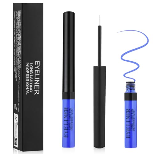 Aomig 24h-Wasserfester Eyeliner Präziser Veganer Eyeliner Flissig mit Langzeit-Halt Smudge-Proof Formel Matt Eye-liner Sanfte Kajalstifte empfindliche Augen perfekt für Täglich Maskenbildner (Blau 2g) Aomig 24h-Wasserfester Eyeliner Präziser Veganer Eyeliner Flissig mit Langzeit-Halt Smudge-Proof Formel Matt Eye-liner Sanfte Kajalstifte empfindliche Augen perfekt für Täglich Maskenbildner (Blau 2g) von Aomig