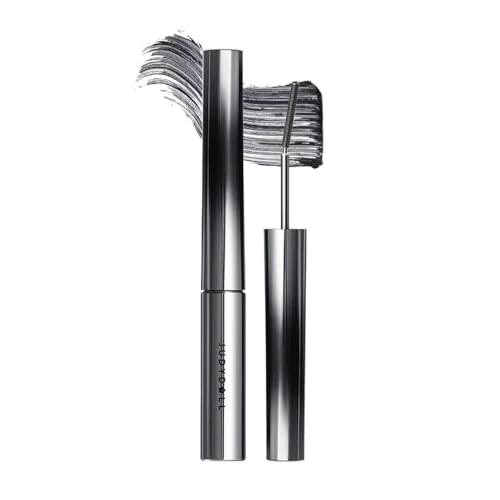 Iron Wand Mascara, Judy Doll 3d Curling Iron Wand Mascara, Starke Mascara Im Eisen-Look, Ristleless Metall-Mascara-Bürste, Dauerhaft, Kein Abblättern, Kein Verklumpen, Wischfest (C,Black) von Aoomud