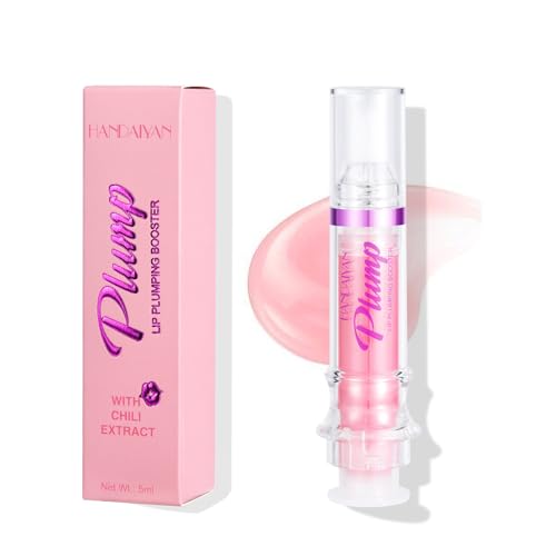 Keiko Plump Serum, Keiko Lip Gloss, Keiko Lip Plumper, Aufpolsterndes Lippenöl Mit Chili-Extrakt, Lang Anhaltendes, Natürlich Feuchtigkeitsspendendes Und Nährendes Lippenglanzöl Für Frauen (01#) von Aoomud