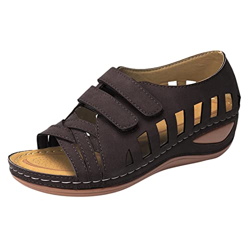 Aoseiens Damen Sandalen Pantoletten Damenschuhe Mode Gurt Flops Sommerschnalle Sandalen Schuhe Sandalen für Frauen Keile flip Frauen Sandalen von Aoseiens