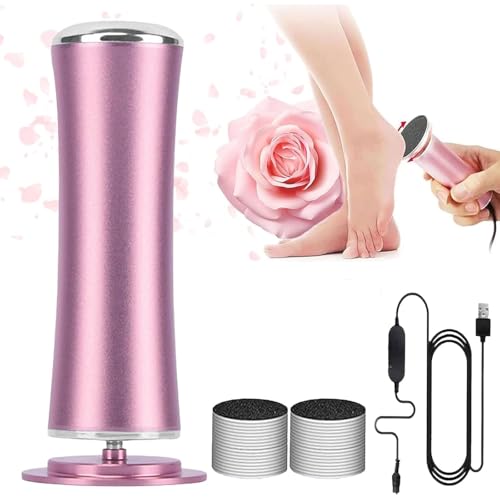 Honey Glow Foot, Honey Glow Foot, Elektrische Fußfeile Mit 60 Ersatzscheiben, Einstellbare Geschwindigkeiten, For Schwielen, Abgestorbene Haut, Rissige Füße, Frauen, Männer, Pediküre Zu Hause(Rose) von Aosrioylt