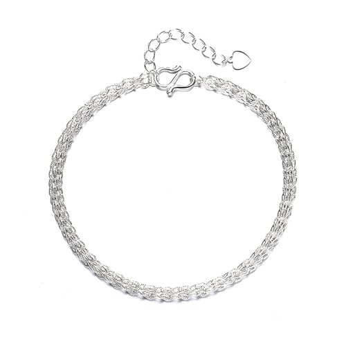 Aotiwe Armkette Damen Silber, Armbänder 925 Silber Kette Armreif Vintage Schmuck Set Damen von Aotiwe