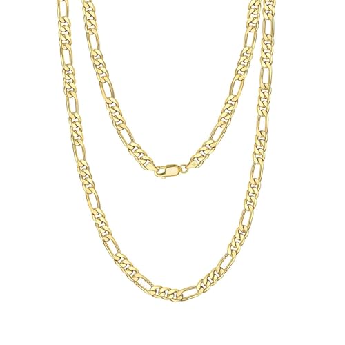 Aotiwe Gold Necklace Women, Freundschaftskette Damen Kette Damen Kette Modern 925 Silber 55cm Hochzeitstag Geschenke für Frauen von Aotiwe