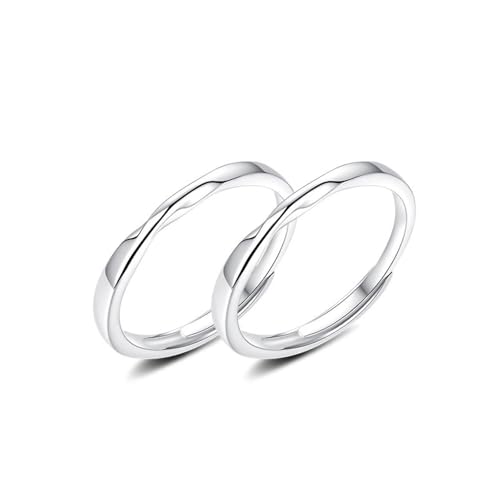 Aotiwe Herren Ringe Verstellbar, Rings Men Silver Möbiusband 925 Silber Witzige Geschenke von Aotiwe