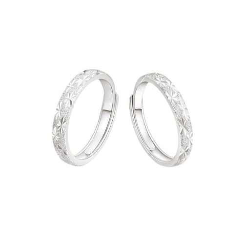 Aotiwe Ring Herren 925, Silber Ring Männer Sternenkompass Paar Verstellbar Schmuck Damen von Aotiwe