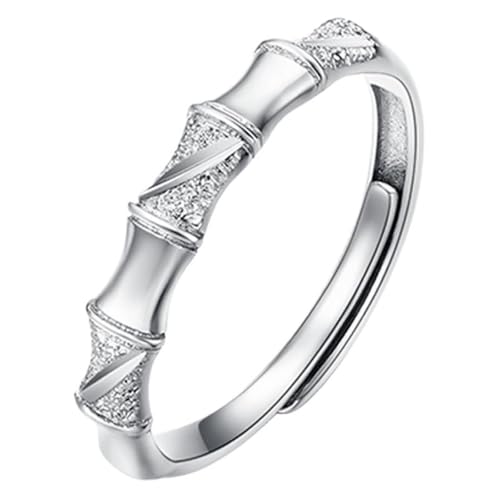 Aotiwe Ring für Damen Verstellbar, Silber Ring Frauen Links 925 Silber Freundin Geschenk von Aotiwe