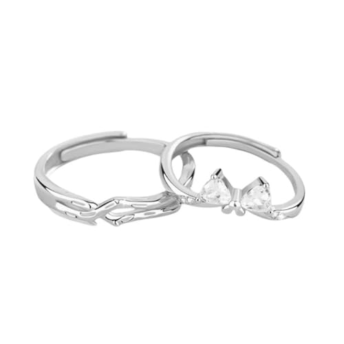 Aotiwe Silberring Herren Offen, Männer Ringe Silber Filialen 925 Silber Verstellbar Witzige Geschenke für Männer von Aotiwe