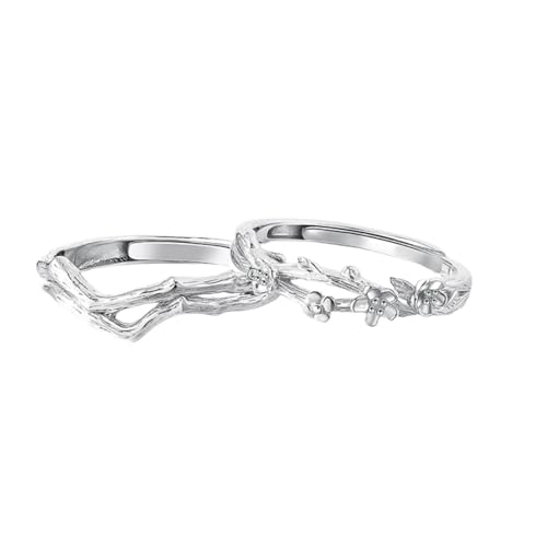 Aotiwe Silberring Herren Vintage, Ring Herren Daumen Filialen 925 Silber Verstellbar Dankeschön Geschenke von Aotiwe